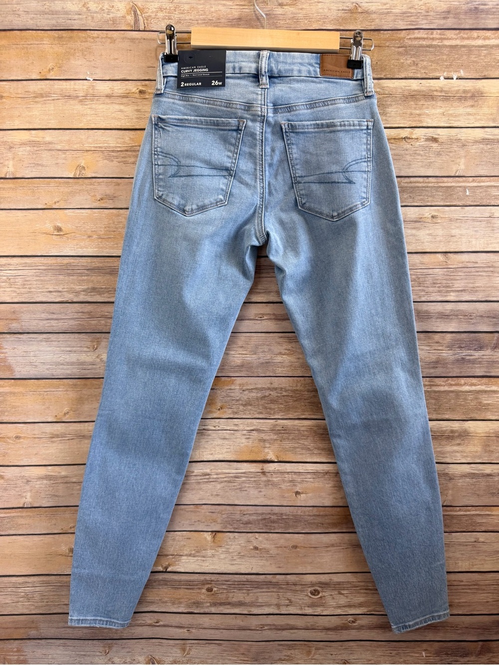 American Eagle Jeans Women’s Size 2 High-Rise Next Level Stretch Jegging NWT - Picture 2 of 6